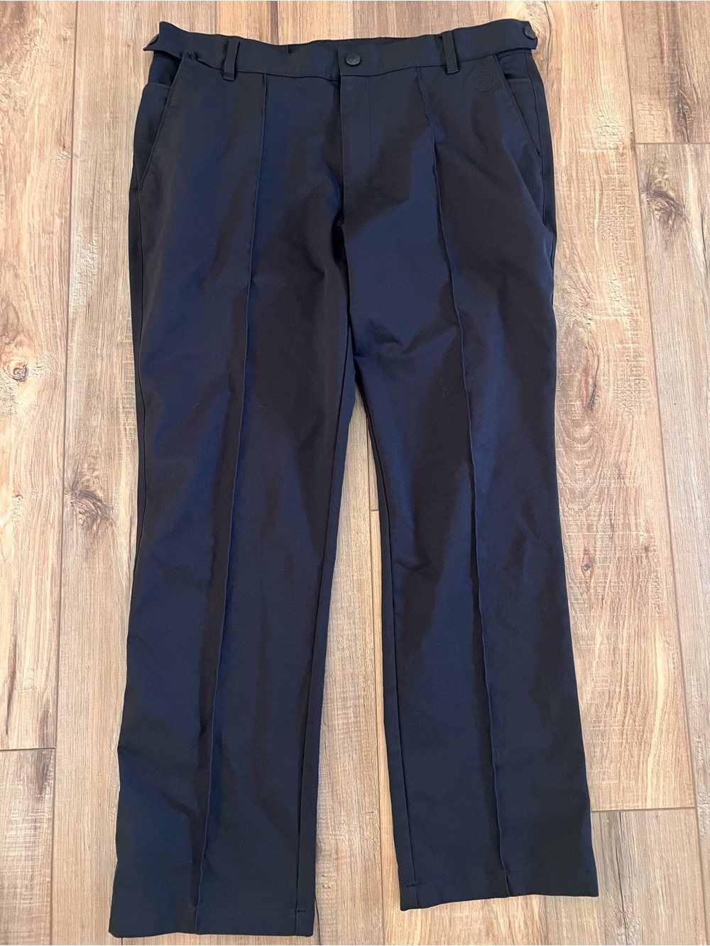 Ian Poulter IJP Design Collection Black Golf Pants 36 X 30 Adjustable Waist